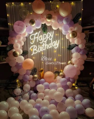 Rose Gold Theme Decoration - Deepak Balloon