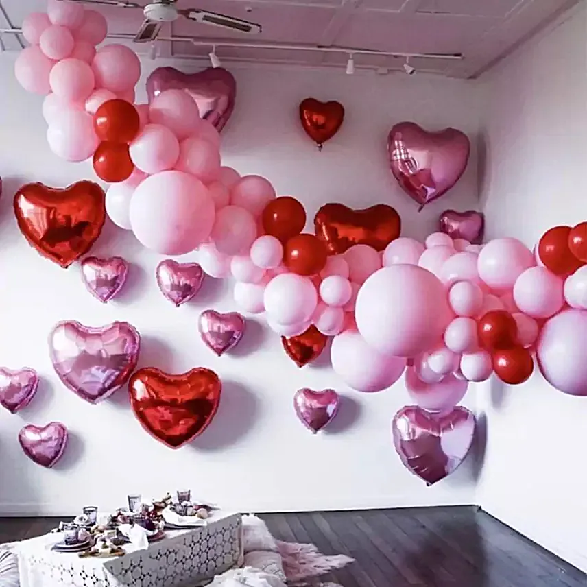 Cheers To 50 Years Birthday Decor - Deepak Balloon