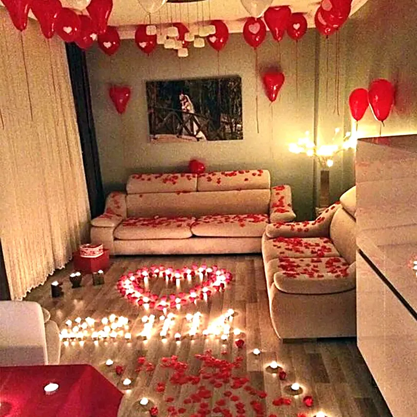Romantic Canopy Decoration - Deepak Balloon